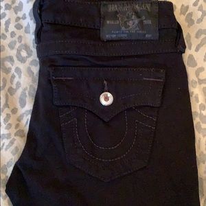 True Religion Crystal pocket leggings